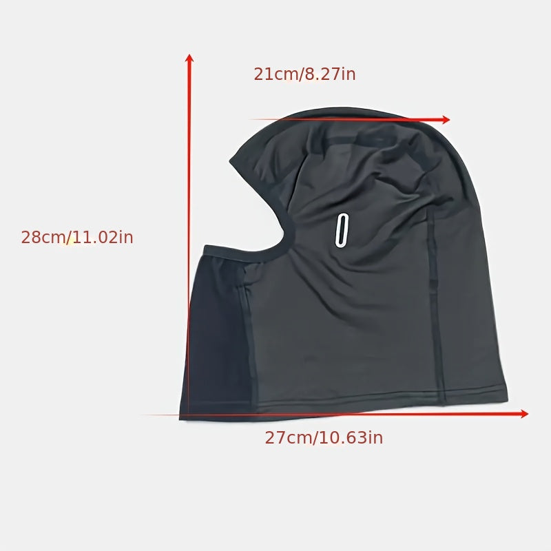 [Motorcycle Riding Balaclava] Breathable & Warm Motorcycle Riding Balaclava Neck Gaiter - Adjustable Ear Loops, Full Face Coverage for Winter Sports, Skiing, and Street Bikes, Skiing Accessory, Sleek Design, Flexible Fit
