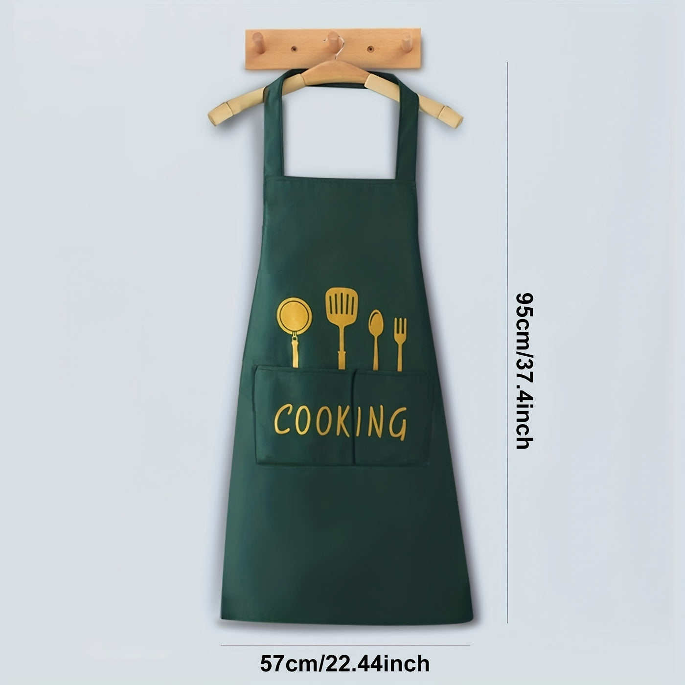 [Coffee Shop Apron] Single Apron, Featuring Pockets, Suitable for Coffee Shops, Dining Establishments, And Versatile Use, Measuring 28.3 Inches by 25.5 Inches